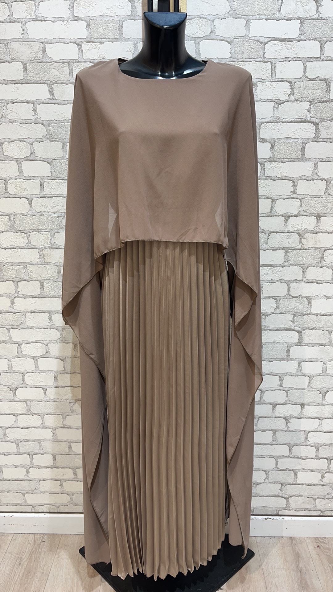 Abaya Cape Plissée