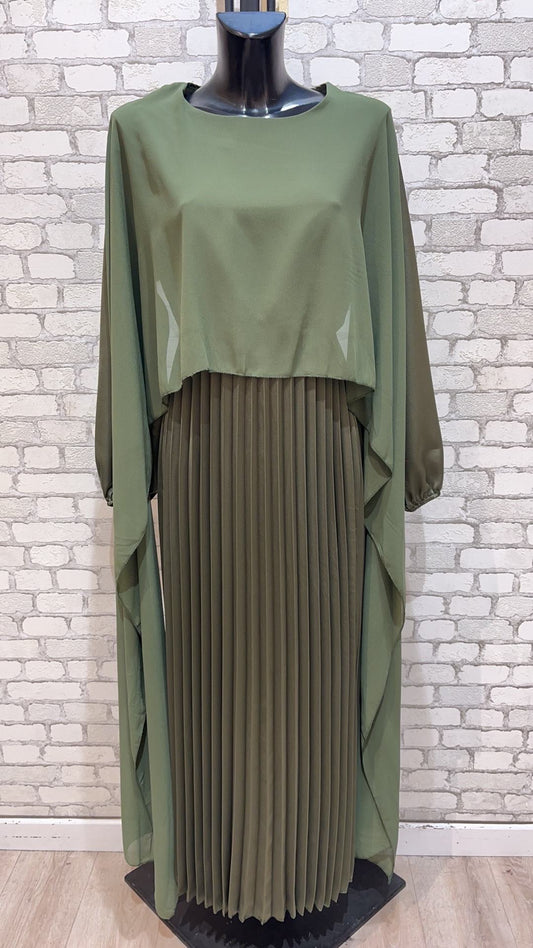 Abaya Cape Plissée