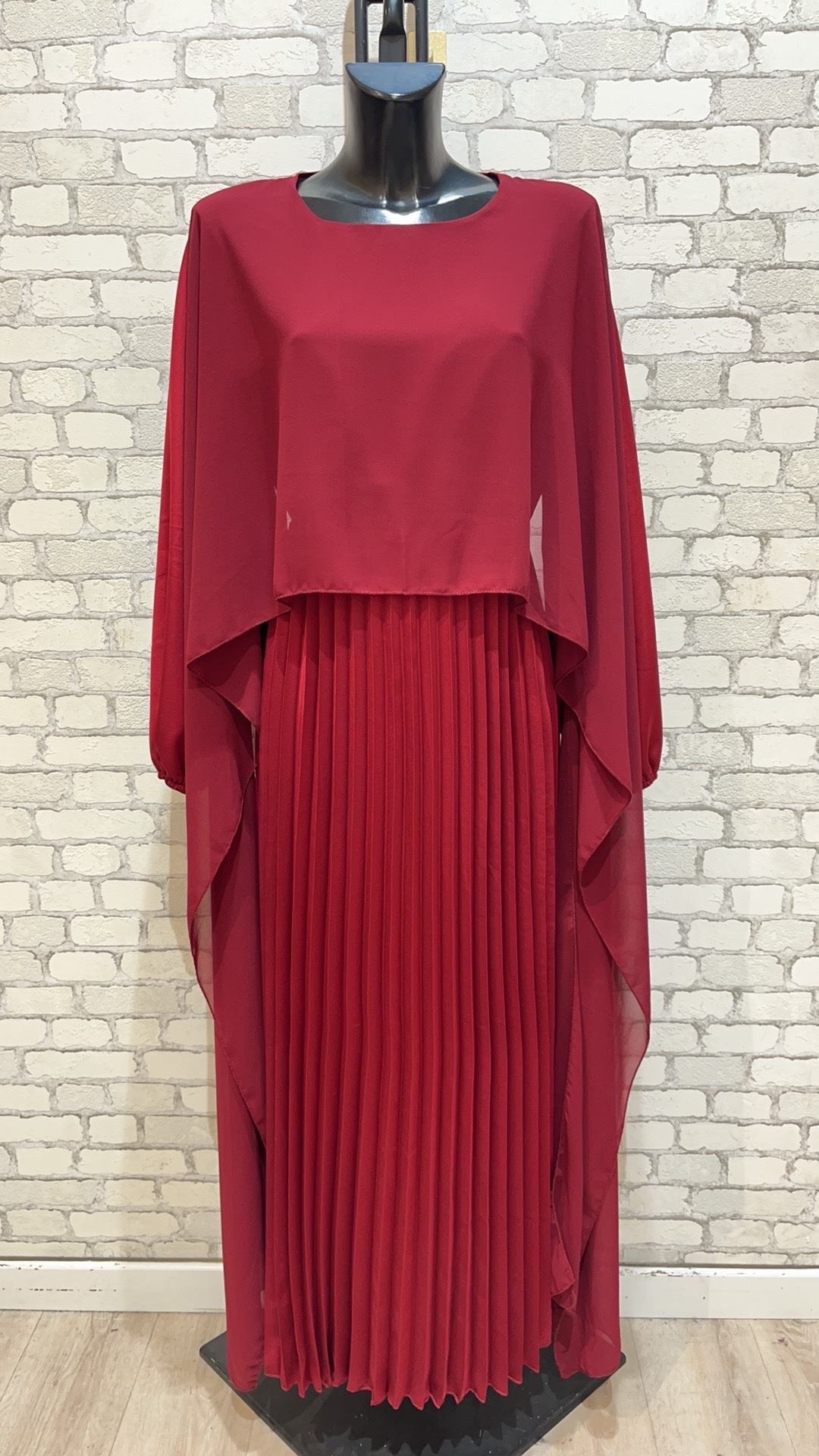 Abaya Cape Plissée