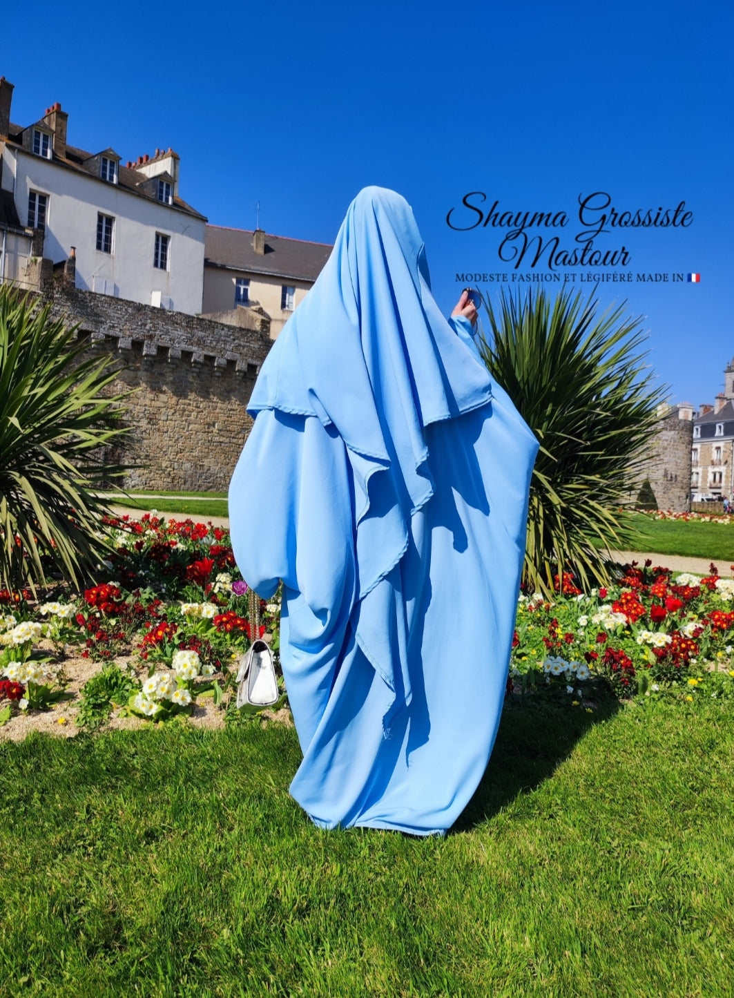 Maxi khimar soie de médine